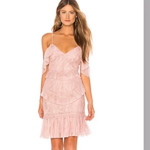 VALORIE DRESS IN DUSTY PINK- Bardot